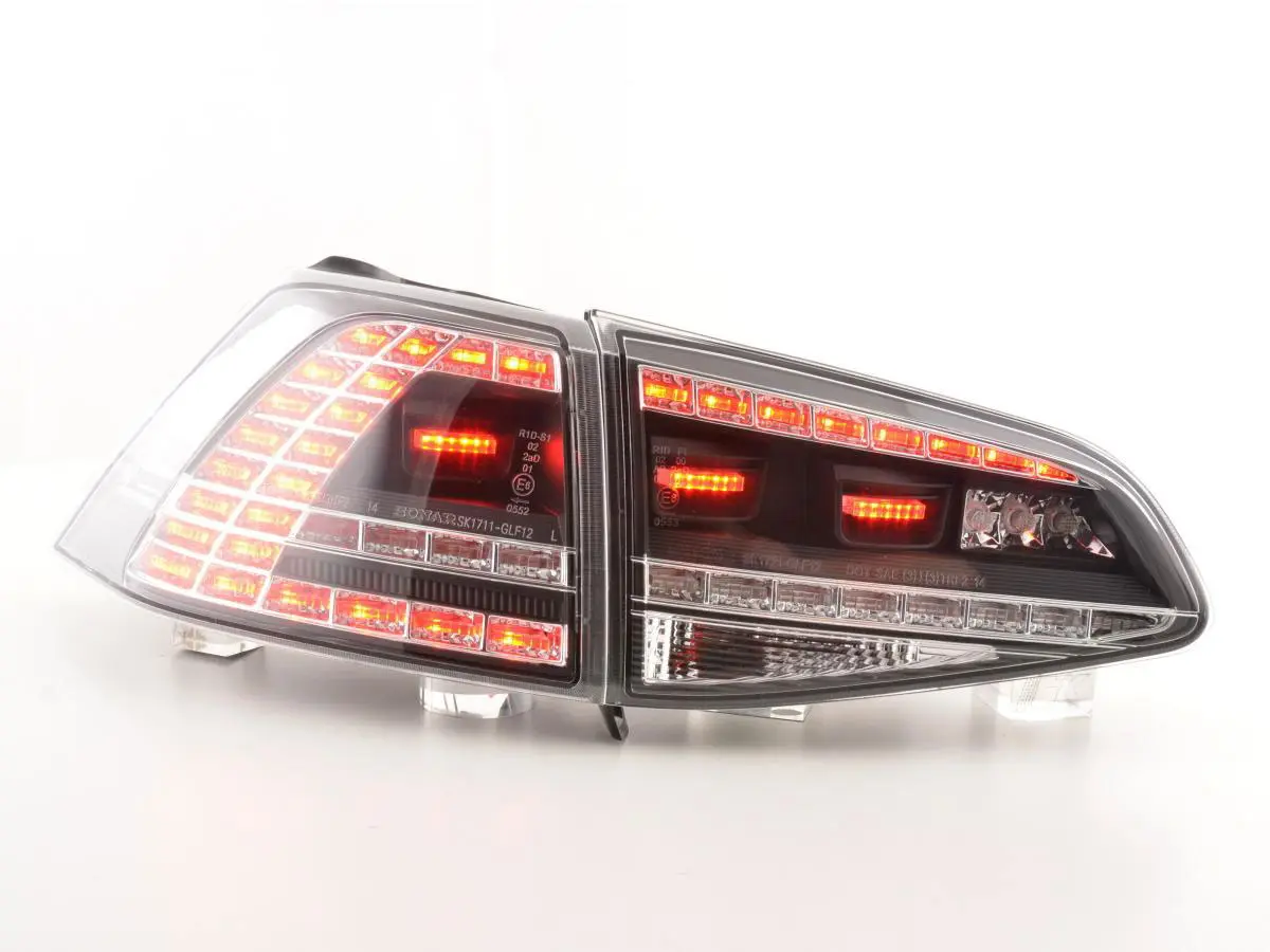 Baklykter LED Dynamisk VOLKSWAGEN GOLF 7 2013-2017 BLACK  – bilde 3