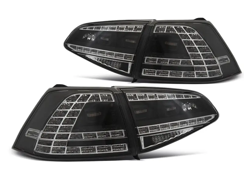Baklykter LED Dynamisk VOLKSWAGEN GOLF 7 2013-2017 BLACK  – bilde 6