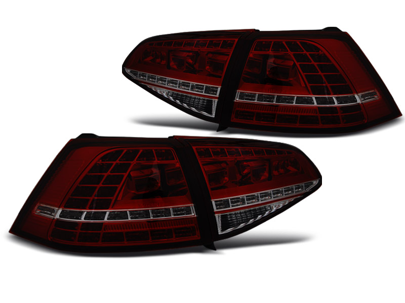 Baklykter LED Dynamisk VOLKSWAGEN GOLF 7 2013-2017 RED SMOKE – bilde 5