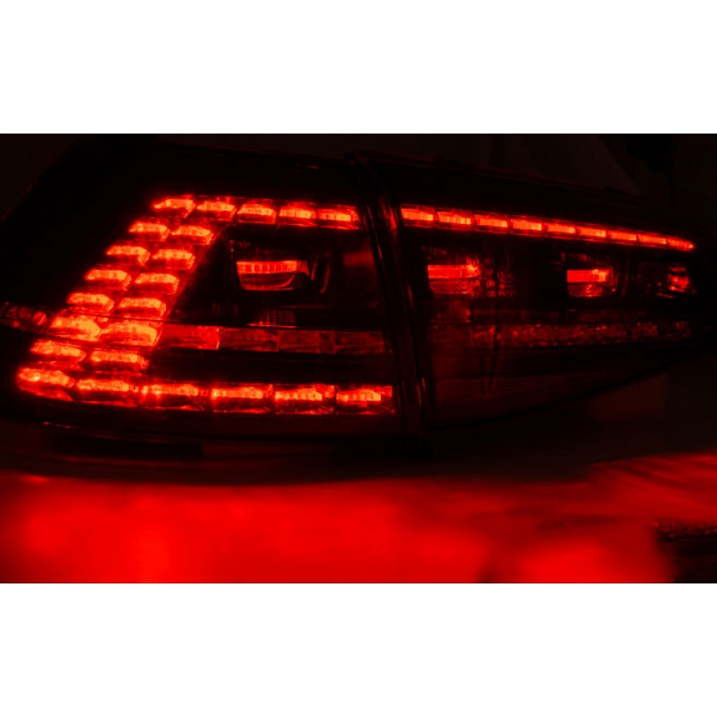 Baklykter LED Dynamisk VOLKSWAGEN GOLF 7 2013-2017 RED WHITE SEQ R LOOK – bilde 3