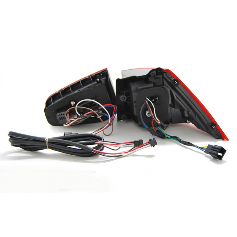 Baklykter LED Dynamisk VOLKSWAGEN GOLF 7 2013-2017 RED WHITE SEQ R LOOK – bilde 4