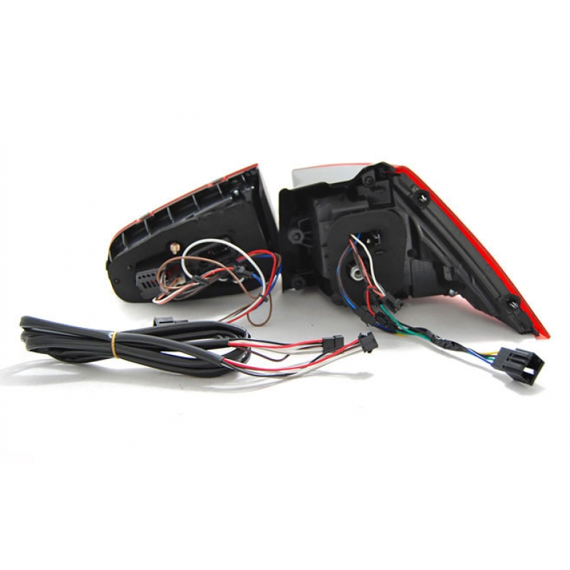 Baklykter LED Dynamisk VOLKSWAGEN GOLF 7 2013-> RED SMOKE SEQ R LOOK – bilde 4