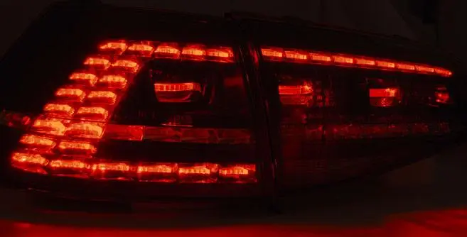 Baklykter LED Dynamisk VOLKSWAGEN GOLF 7 2013-> SMOKE SEQ R LOOK – bilde 2