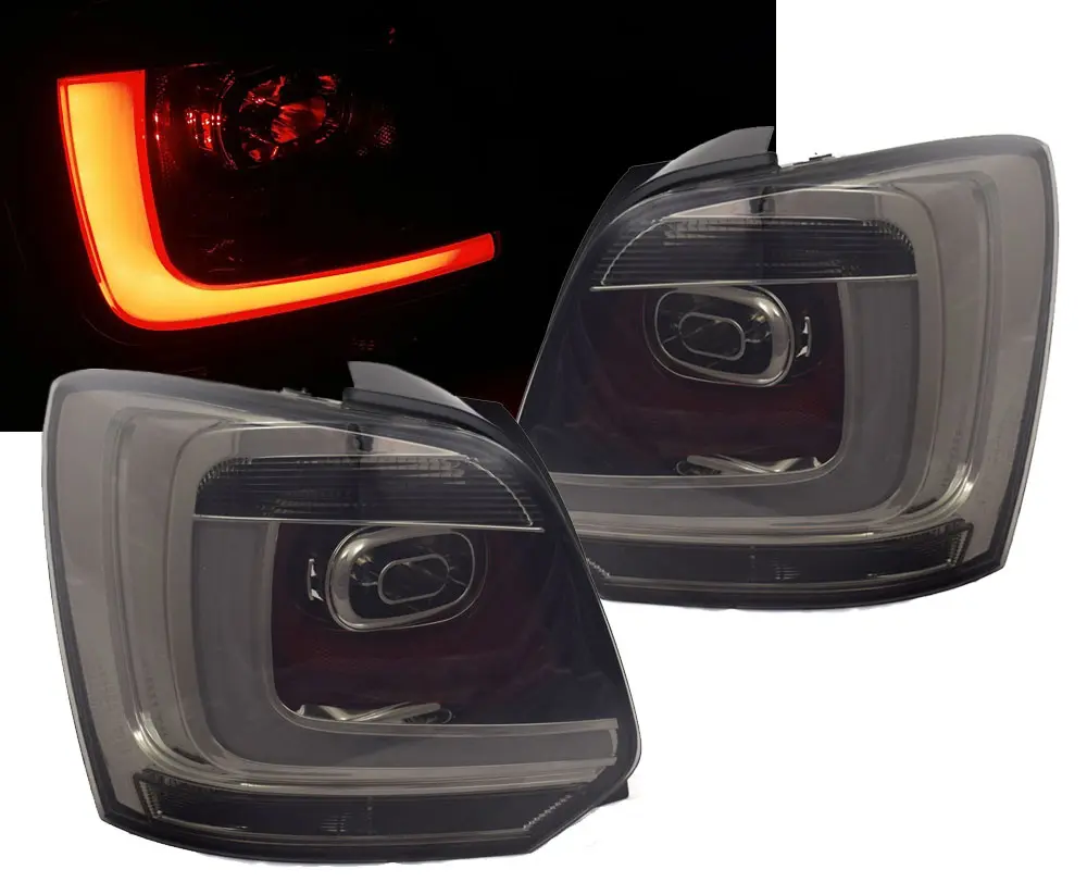 Baklykter LED Dynamisk VOLKSWAGEN POLO 2009-2014 SMOKE