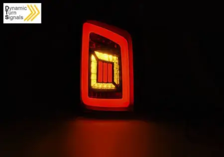 Baklykter LED Dynamisk VOLKSWAGEN (T5) 2003-2009 / 2010-2015 SMOKE BLACK RED – bilde 5