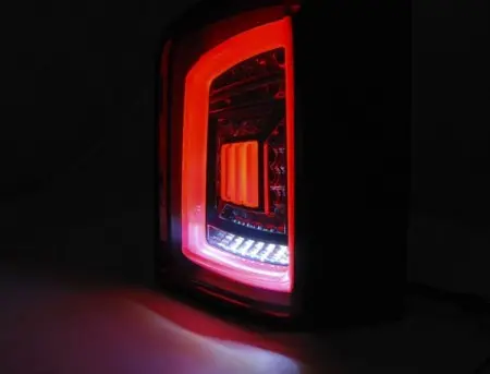 Baklykter LED Dynamisk VOLKSWAGEN (T5) 2003-2009 / 2010-2015 SMOKE BLACK RED – bilde 6