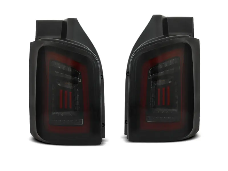 Baklykter LED Dynamisk VOLKSWAGEN (T5) 2003-2009 / 2010-2015 SMOKE BLACK RED – bilde 8