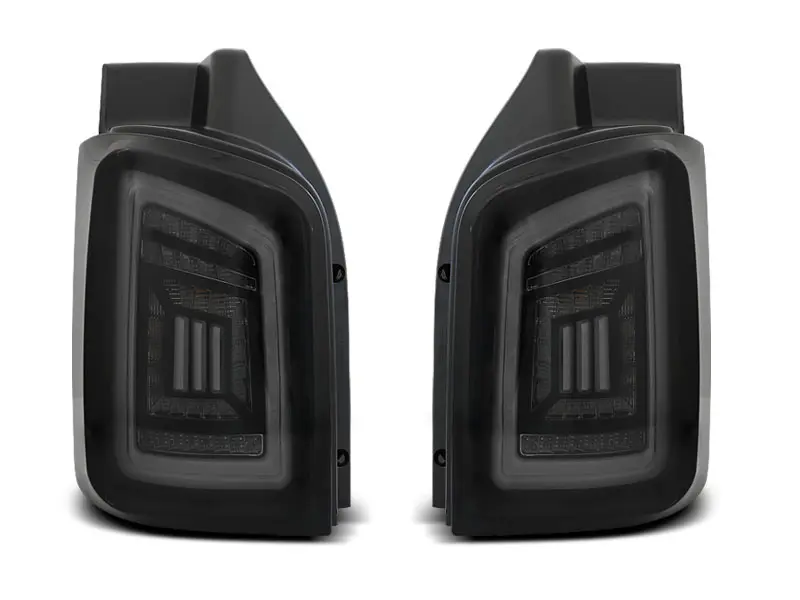 Baklykter LED Dynamisk VOLKSWAGEN T5 2003-2009 / 2010-2015 SMOKE BLACK WHITE – bilde 5