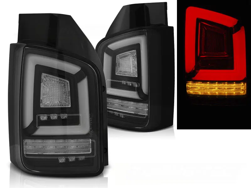 Baklykter LED Dynamisk VOLKSWAGEN (T5) 2003-2009 BLACK 