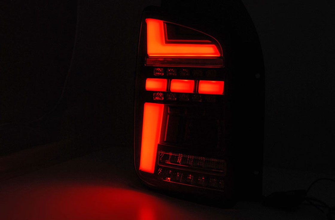 Baklykter LED Dynamisk VOLKSWAGEN T5 2003-2009 BLACK – bilde 3