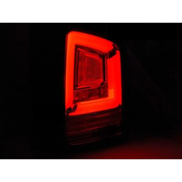 Baklykter LED Dynamisk VOLKSWAGEN (T5) 2003-2009 RED SMOKE – bilde 2