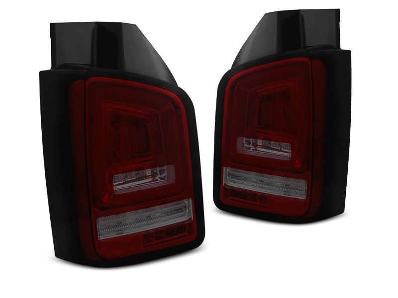 Baklykter LED Dynamisk VOLKSWAGEN (T5) 2003-2009 RED SMOKE – bilde 5