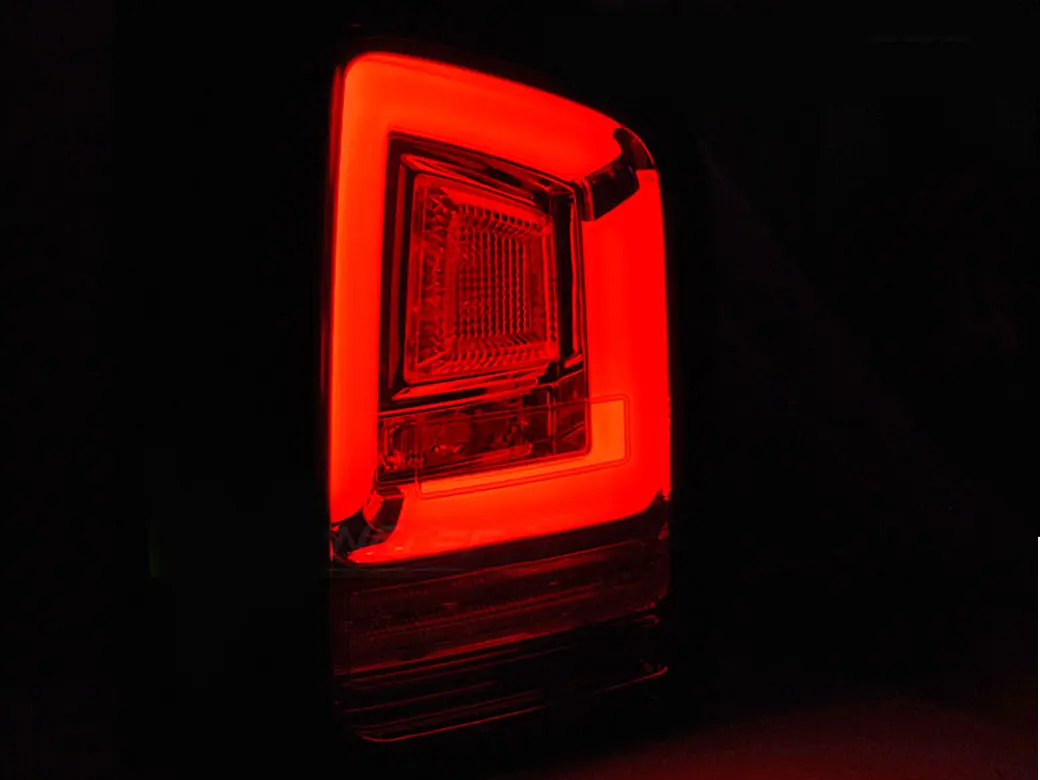 Baklykter LED Dynamisk VOLKSWAGEN (T5) 2003-2009 RED WHITE  – bilde 2