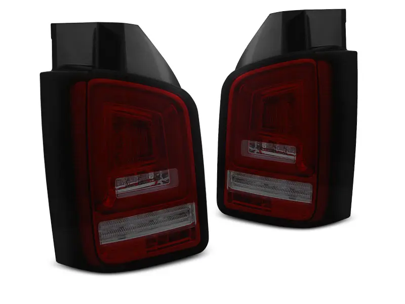 Baklykter LED Dynamisk VOLKSWAGEN (T5) 2010-2015 RED SMOKE – bilde 5