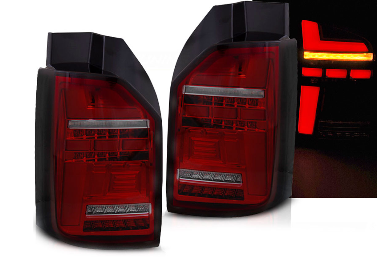 Baklykter LED Dynamisk VOLKSWAGEN T6.1 2019 -> RED SMOKE
