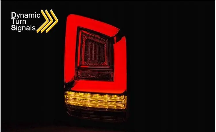 Baklykter LED Dynamisk VOLKSWAGEN T6 2015-2019 LIGHTS RED SMOKE – bilde 2