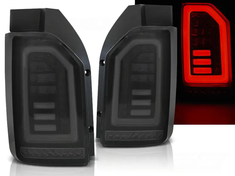 Baklykter LED Dynamisk VOLKSWAGEN T6 2015-2019 SMOKE BLACK WHITE