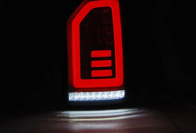 Baklykter LED Dynamisk VOLKSWAGEN T6 2015-2019 SMOKE BLACK WHITE – bilde 2
