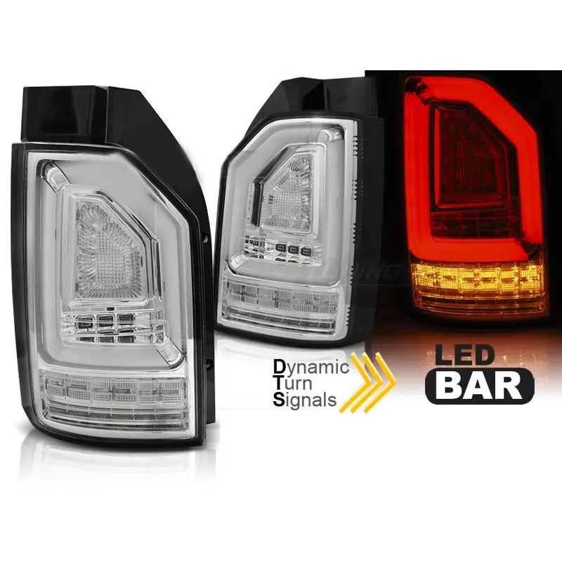 Baklykter LED Dynamisk VOLKSWAGEN T6 2015-> CHROME SEQ OEM BULB