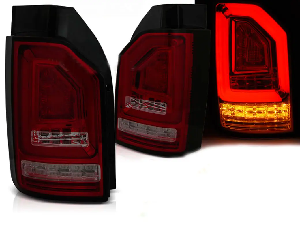 Baklykter LED Dynamisk VOLKSWAGEN T6 2015-> RED SMOKE SEQ OEM