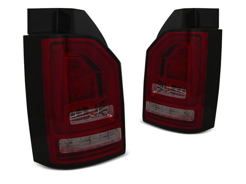 Baklykter LED Dynamisk VOLKSWAGEN T6 2015-> RED SMOKE SEQ OEM – bilde 4