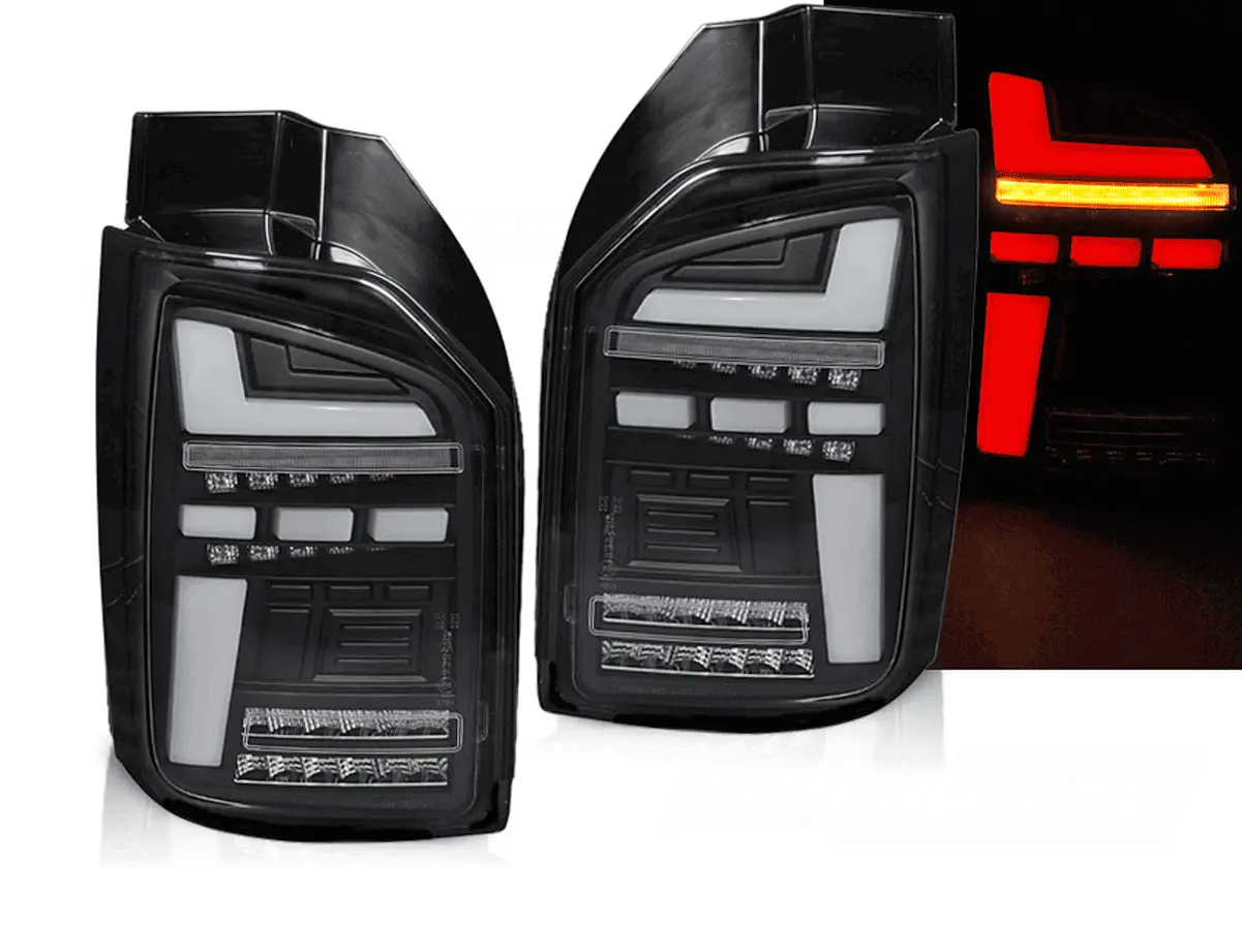 Baklykter LED Dynamisk VOLKSWAGEN T6,T6.1 2015-2021 LIGHTS BLACK