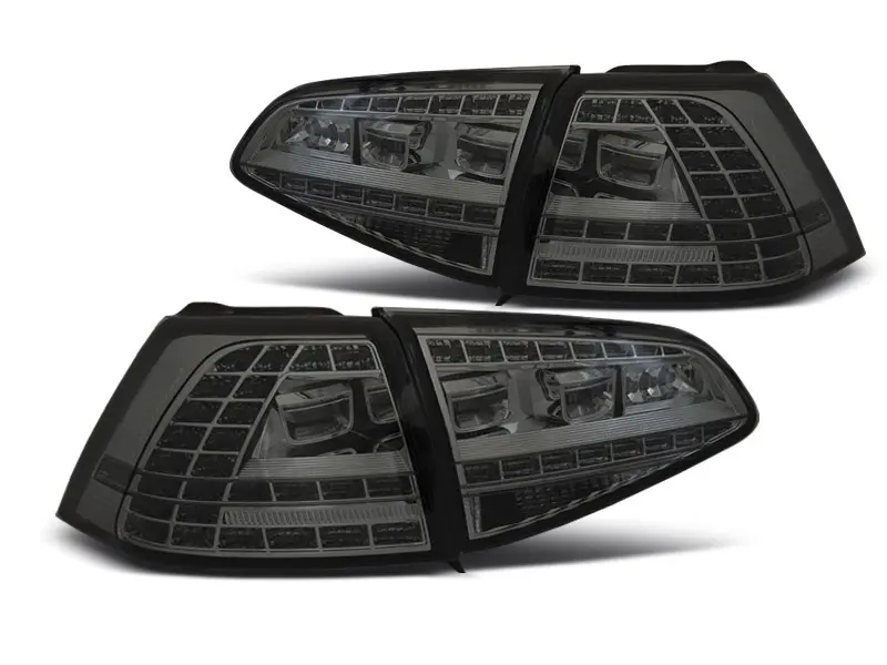 Baklykter LED Dynamisk VW Golf VII 2013 - 2017 │ GTI Design Smoke SEQ – bilde 5