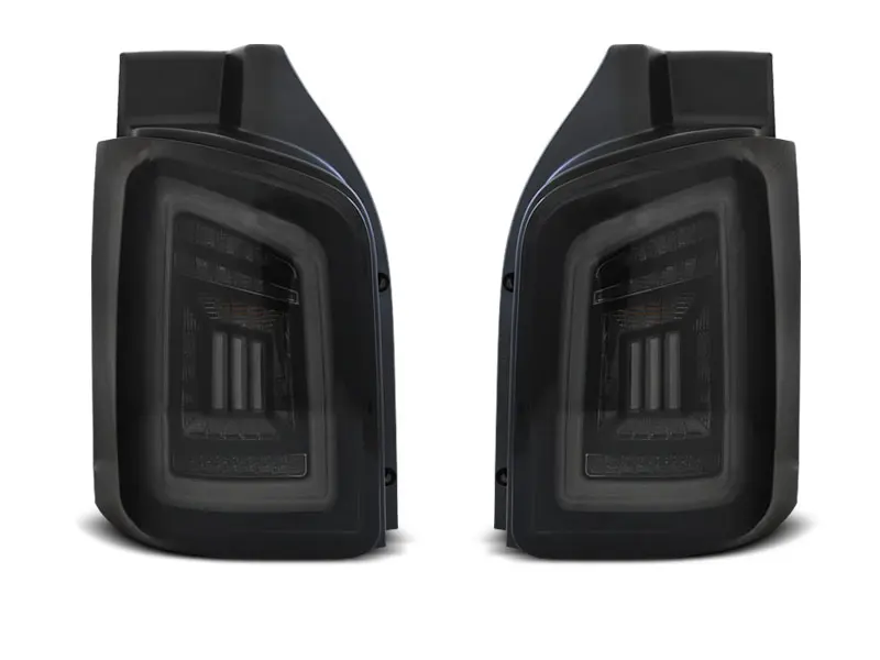 Baklykter LED Dynamisk VW T5 2003 - 2015 | SMOKE BLACK WHITE – bilde 5