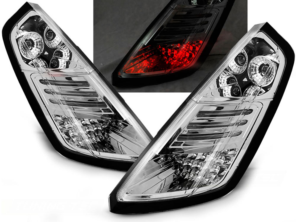 Baklykter LED FIAT GRANDE PUNTO 2005-2009 CHROME 