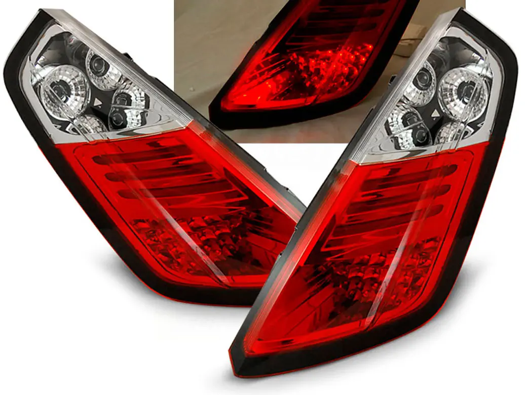 Baklykter LED FIAT GRANDE PUNTO 2005-2009 RED WHITE 
