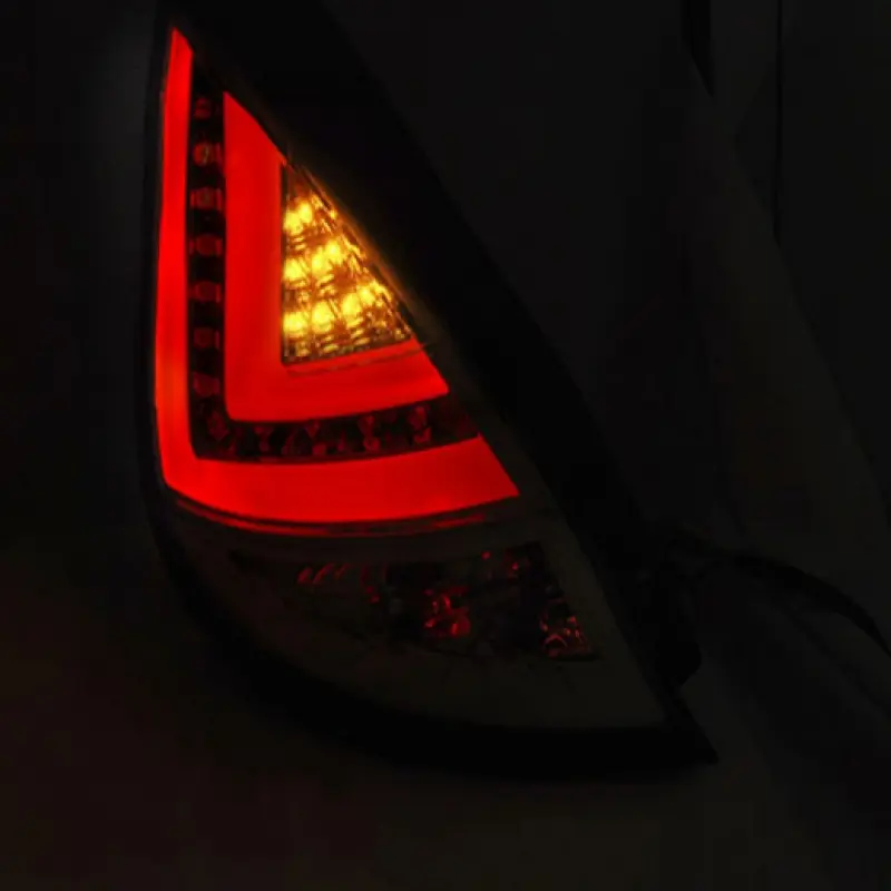 Baklykter LED FORD FIESTA (MK7) 2008-2012 HB CHROME – bilde 4
