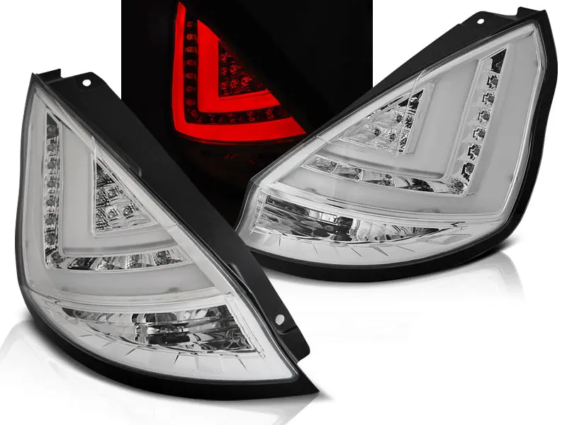 Baklykter LED FORD FIESTA (MK7) 2012-2016 HB CHROME