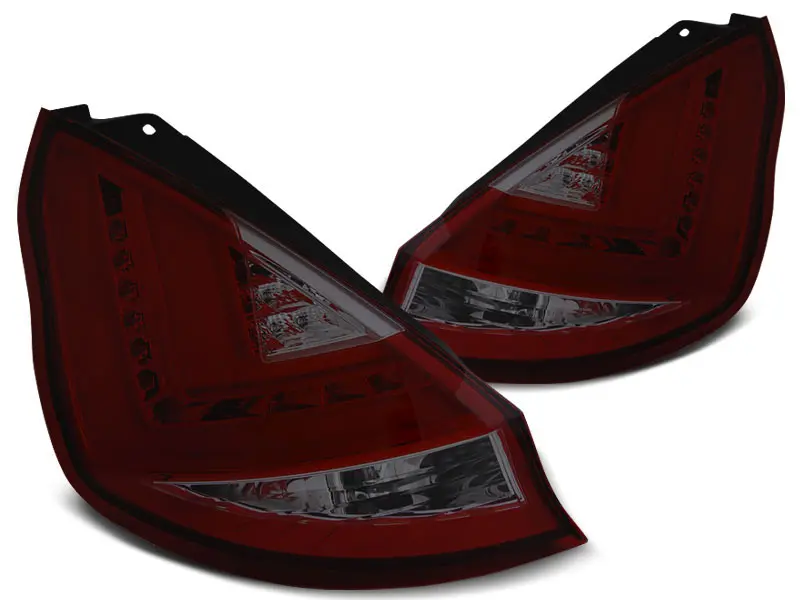 Baklykter LED FORD FIESTA (MK7) 2012-2016 HB RED SMOKE – bilde 4