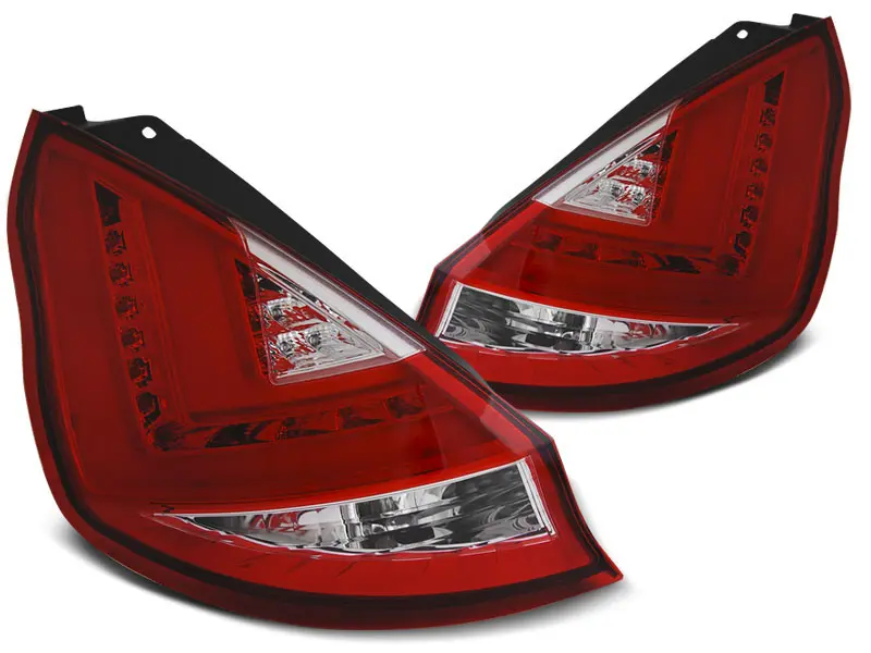 Baklykter LED FORD FIESTA (MK7) 2012-2016 HB RED WHITE – bilde 4