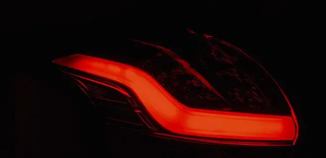 Baklykter LED FORD FOCUS 3 2011-2014 HATCHBACK RED SMOKE – bilde 2