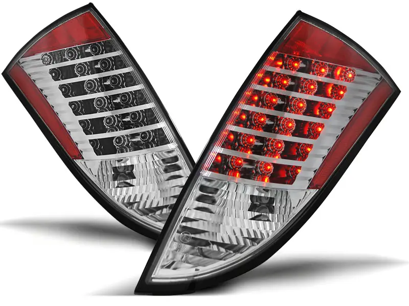 Baklykter LED Ford Focus I Hatchback 1998 - 2004 │ CHROME