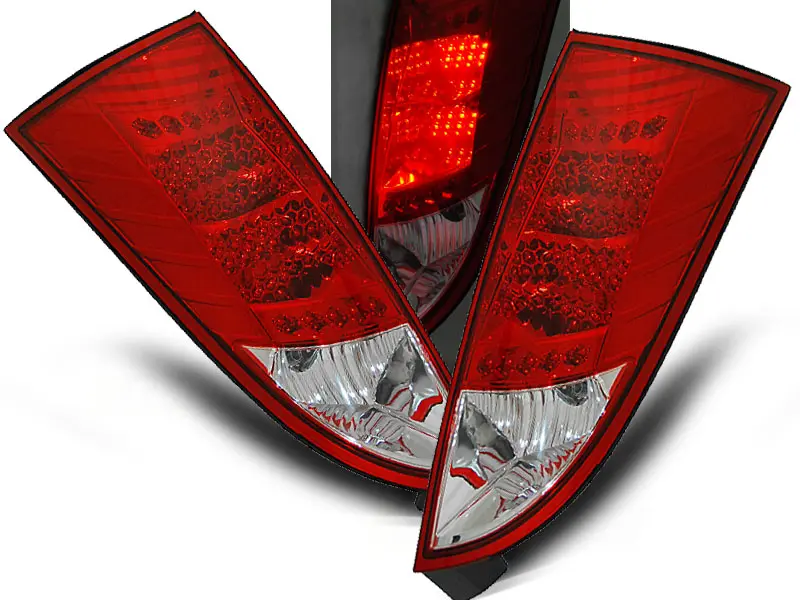 Baklykter LED Ford Focus I Hatchback 1998 - 2004 │ RED WHITE