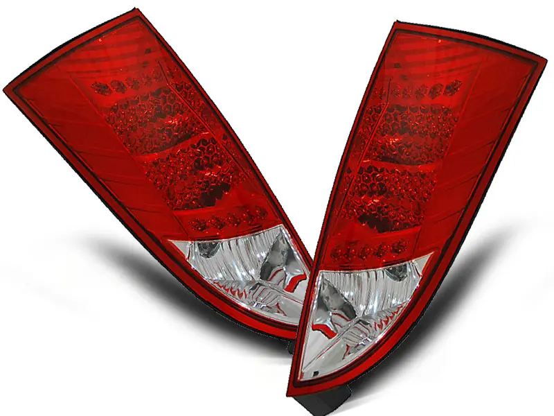 Baklykter LED Ford Focus I Hatchback 1998 - 2004 │ RED WHITE – bilde 2