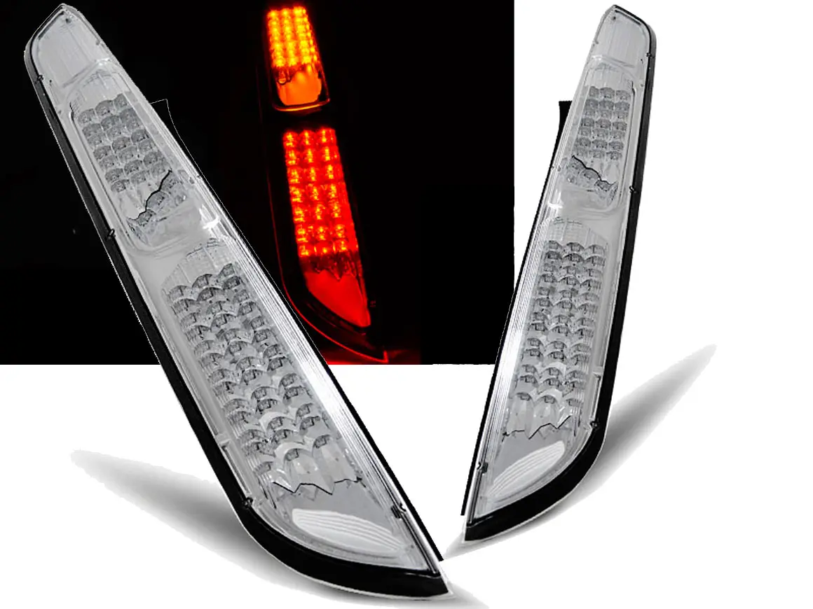 Baklykter LED Ford Focus II Hatchback Facelift 2007 - 2011 │ HB CHROME