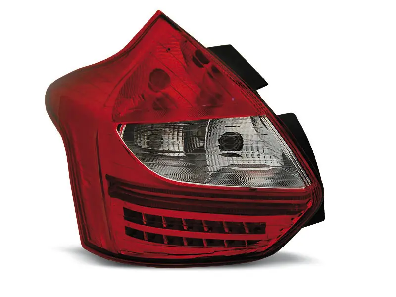 Baklykter LED Ford Focus III Hatchback 2010 - 2014 │ RED WHITE – bilde 4