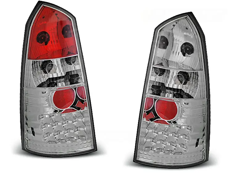 Baklykter LED FORD FOCUS MK1 1998-2004 STASJONSVOGN CHROM – bilde 2