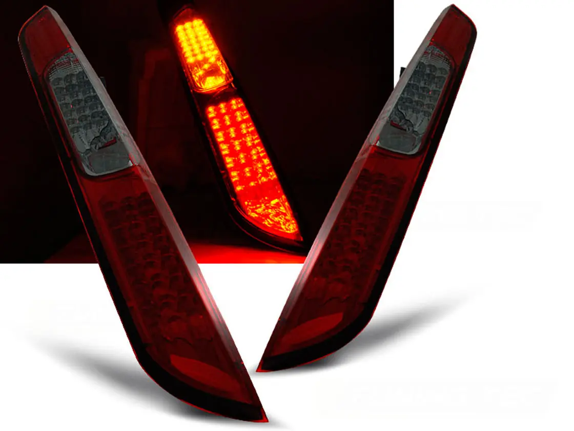 Baklykter LED FORD FOCUS (MK2) 2008-2010 HB RED SMOKE – bilde 2