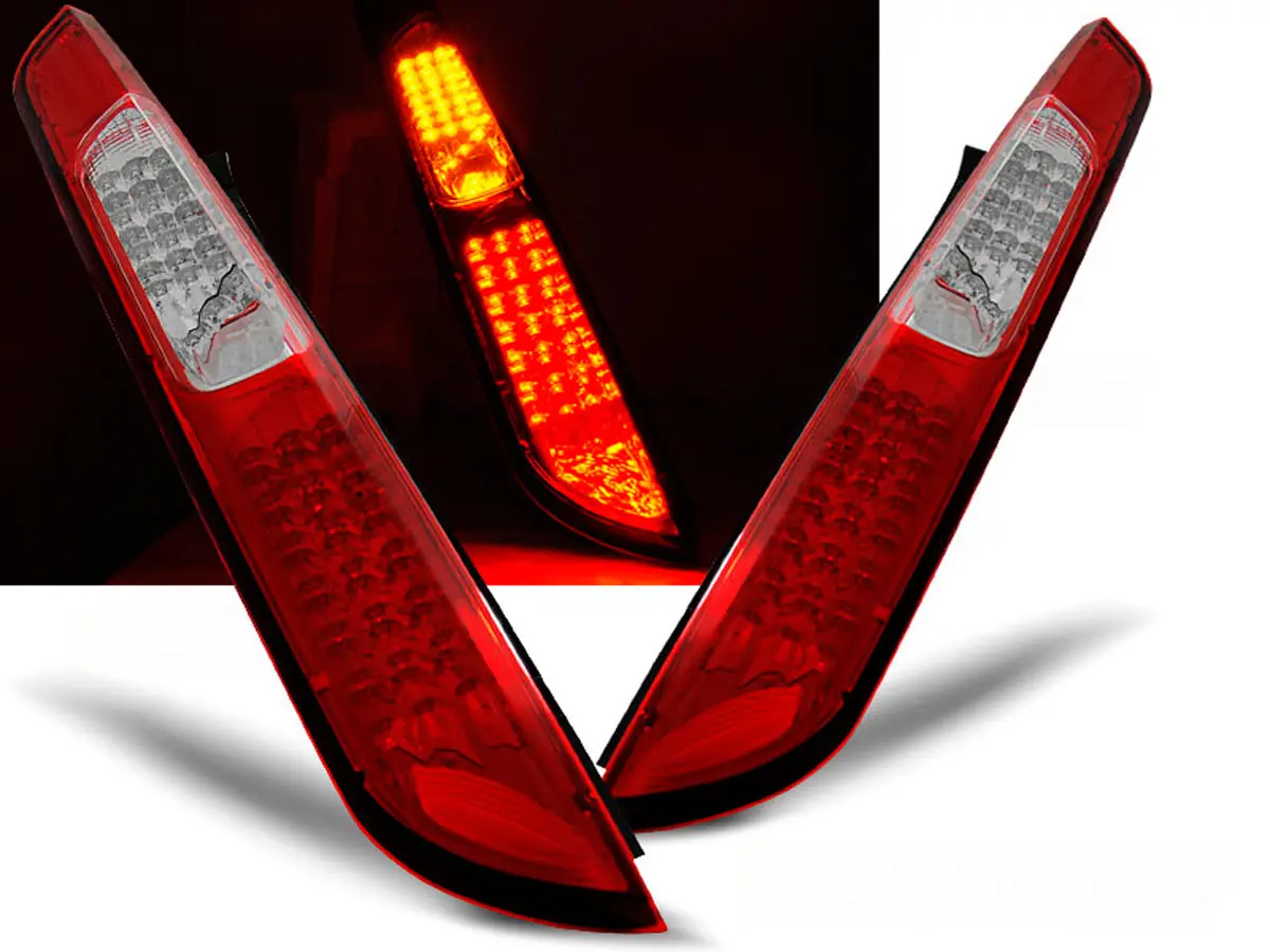 Baklykter LED FORD FOCUS (MK2) 2008-2010 HB RED WHITE – bilde 2