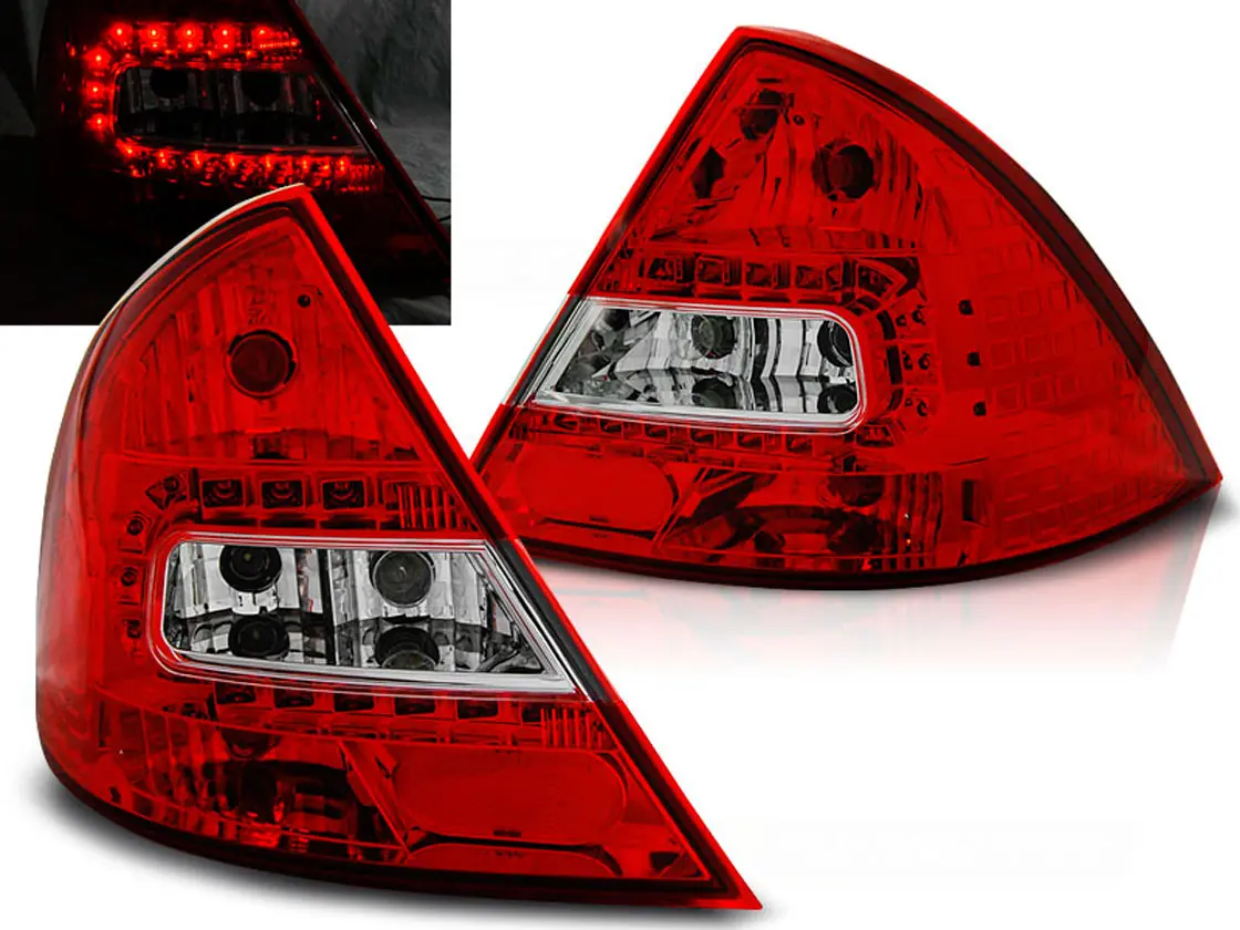 Baklykter LED Ford Mondeo III 2000 - 2007 | RED WHITE