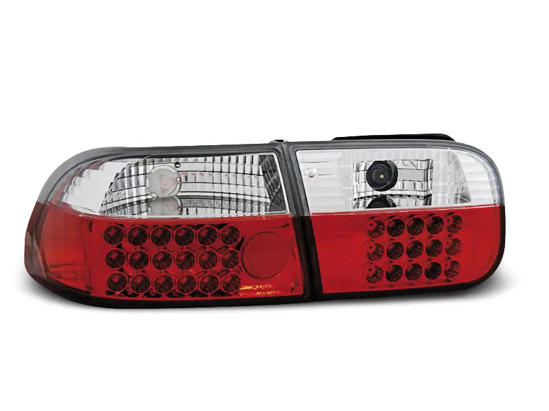 Baklykter LED HONDA CIVIC 1991-1995 2D/4D RED WHITE  – bilde 3