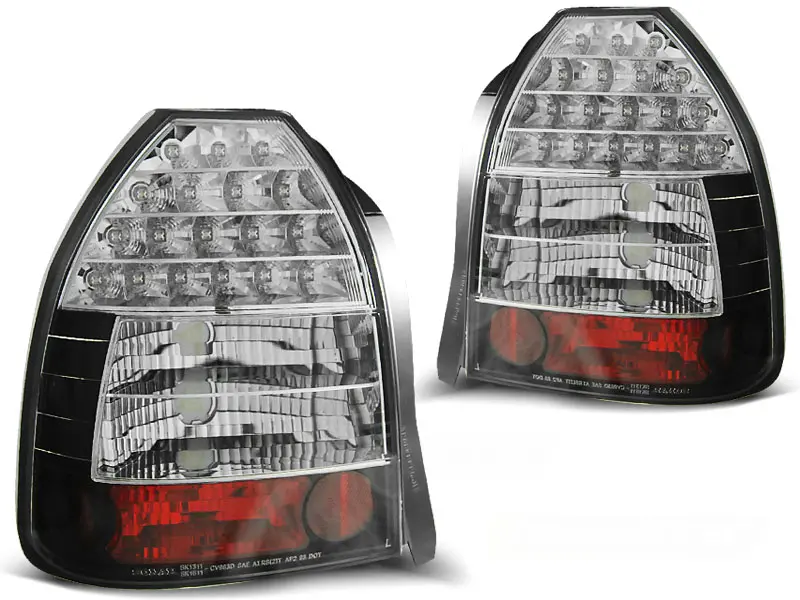 Baklykter LED HONDA CIVIC 1995-2001 3D BLACK  – bilde 2