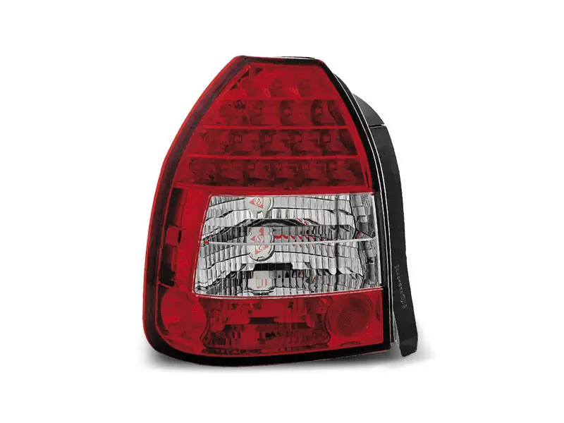 Baklykter LED HONDA CIVIC 1995-2001 3D RED WHITE  – bilde 3