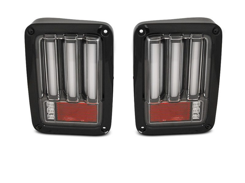 Baklykter LED Jeep Wrangler JK 2006 - 2018 │ BLACK – bilde 5