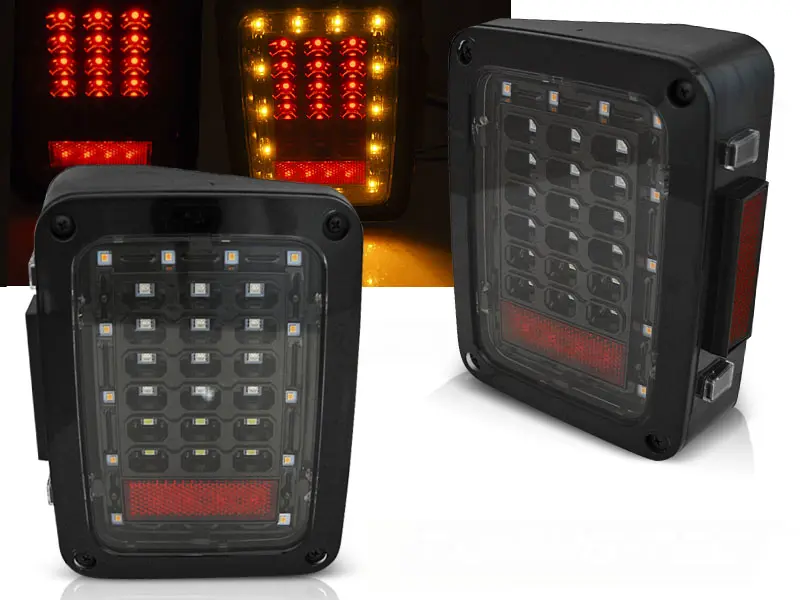 Baklykter LED Jeep Wrangler JK 2006 - 2018 │ BLACK