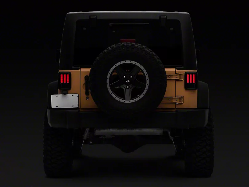 Baklykter LED Jeep Wrangler JK 2006 - 2018 │ SMOKE BLACK